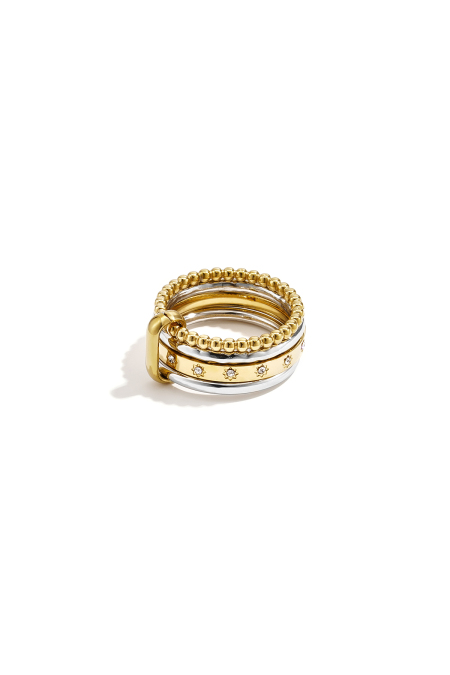 Bague minimaliste en acier inoxydable, style cercle, collection Daily Simple, bijoux pour femmes