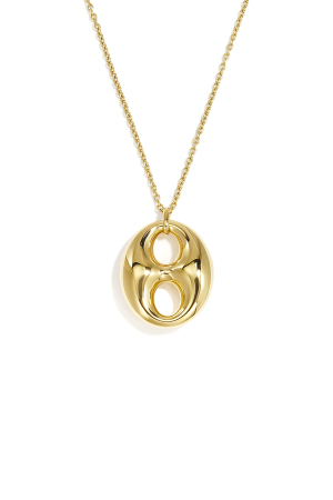 Colliers Longs En Acier Inoxydable, Forme Géométrique, Collection Simple Pour Le Quotidien, Bijoux Pour Femmes h5 Image4