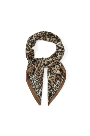 Écharpes D'Hiver À Imprimé Animal, En Imitation Soie Classique, Accessoires Du Quotidien h5 Image2
