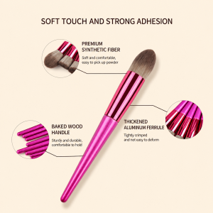 Ensemble De Pinceaux De Maquillage Simple Series Daily Solid Color Gradient Color h5 Image4