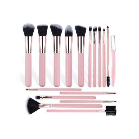 Ensemble de pinceaux de maquillage Simple Series Daily Solid Color 2