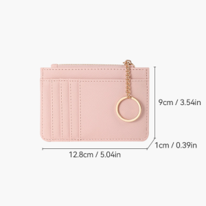 Portefeuilles Et Porte-Cartes Carrés Pour Femmes, Style Décontracté, Couleur Unie, En Pu h5 Image6