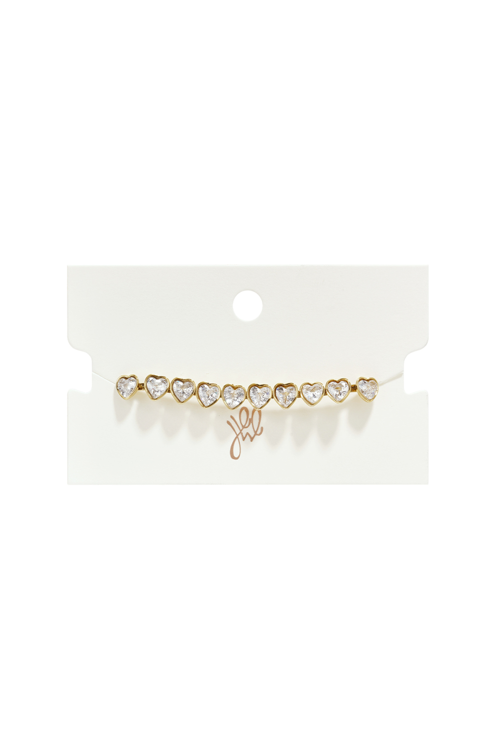 Bracelet En Acier Inoxydable À Maillons En Forme De Cœur, Collection Daily Simple, Bijoux Pour Femmes h5Image3