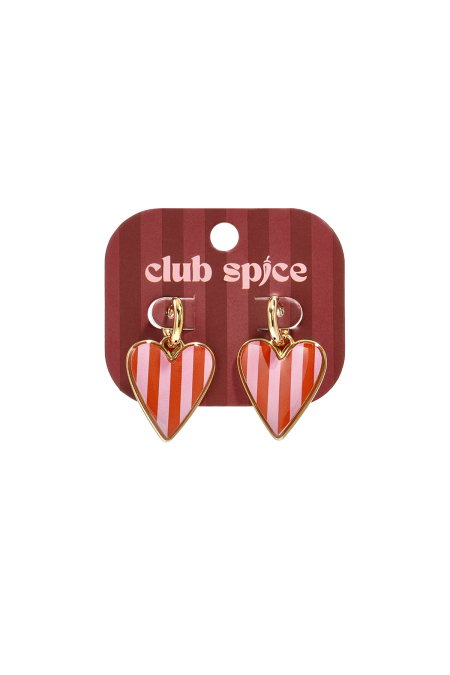 Boucles d'oreilles pendantes en acier inoxydable en forme de cœur, collection Daily Simple, bijoux pour femmes 2