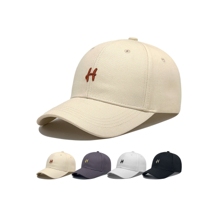 Casquette de baseball décontractée en coton brodée