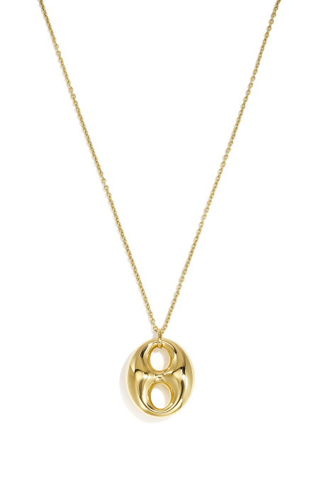 Colliers longs en acier inoxydable, forme géométrique, collection simple pour le quotidien, bijoux pour femmes