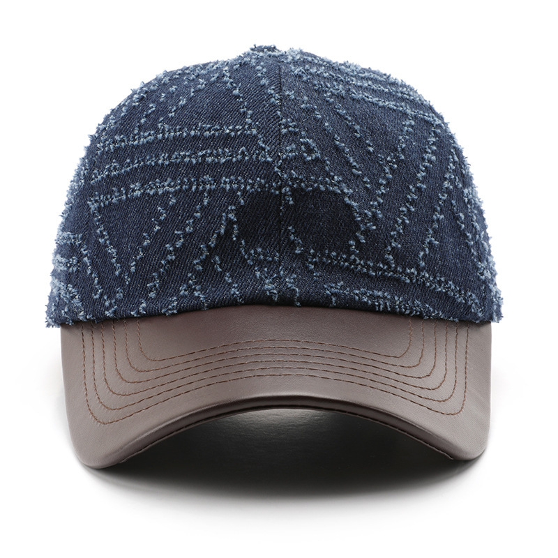 Casquette De Baseball En Denim Multicolore h5Image3