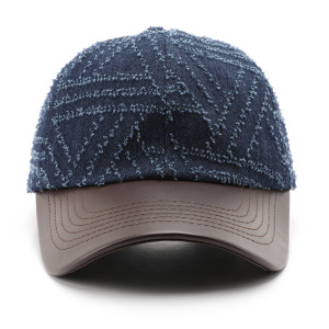 Casquette De Baseball En Denim Multicolore h5 Image3