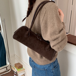 Sacs Bandoulière Femme En Daim Uni Duveteux Style Décontracté h5 Image3