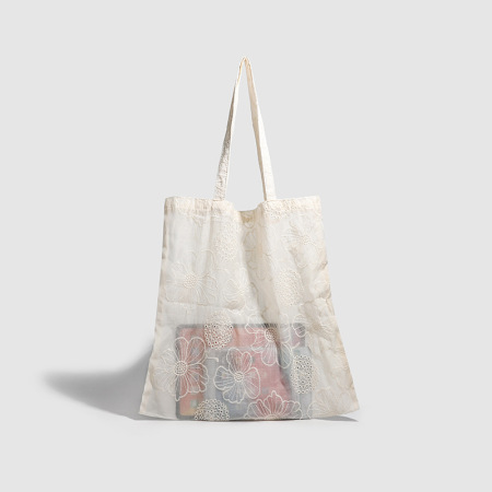 Sacs à bandoulière carrés pour femmes, style parisien chic, brodés de fleurs, couleur unie, en polyester ajouré