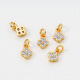 Couleur or/6mm/5PCS 