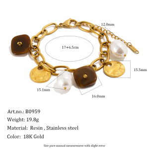 Colliers Pendentifs Pour Femmes, Collection Simple Series, Style Rétro, Forme Irrégulière, Chaîne En Acier Inoxydable Étanche, Couleur Or h5 