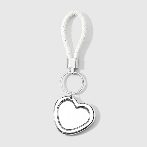 Porte-Clés Acrylique Simple Series Daily Heart, Motif Léopard Uni, Couleur Unie. h5 