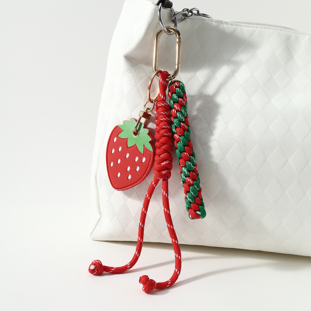 Breloques De Sac En Alliage Fraise Daily Fruit Twist De La Série Simple h5Image5