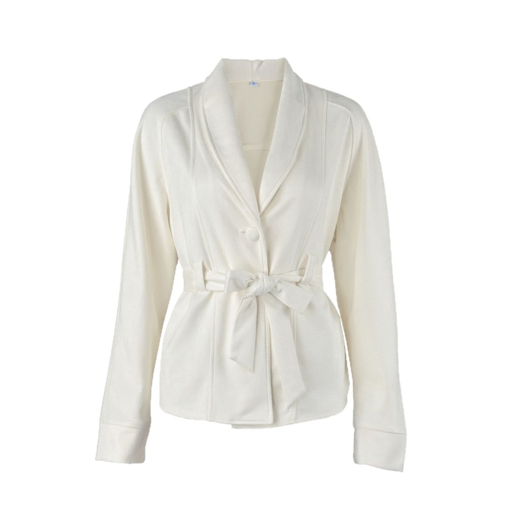 Vestes Et Manteaux Rétro Unis À Nouer Image4