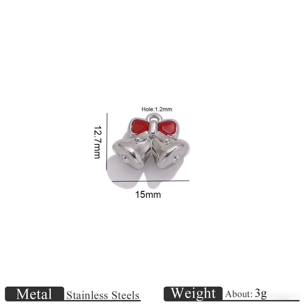 Pendentifs De Noël Pour Femmes, En Acier Inoxydable, Couleur Or, Forme Irrégulière, À Faire Soi-Même, Collection Simple Series