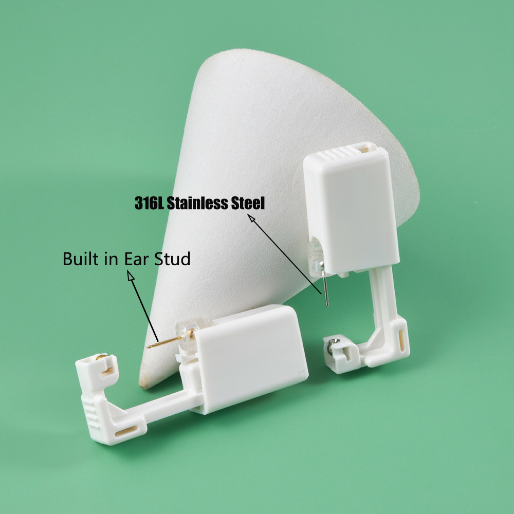 Kit D'Outils De Piercing Jetables Avec Boucles D'Oreilles De Piercing En Acier Inoxydable Image4