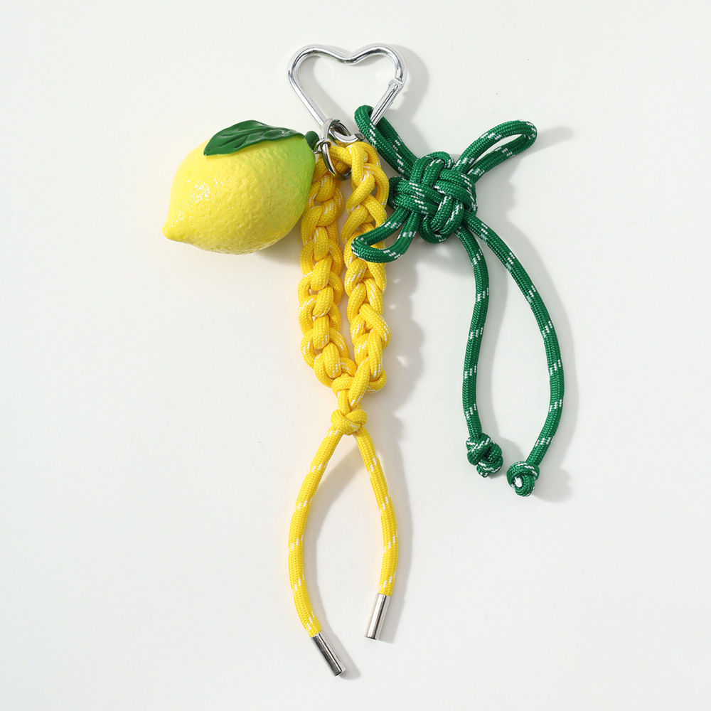 Breloques De Sac En Alliage Tissé De La Série Simple Daily Fruit 