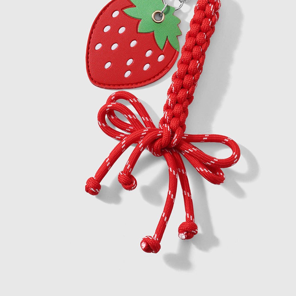 Breloques De Sac En Alliage De Couleur Unie, Nœud Papillon Fruit Quotidien, Série Simple Image4