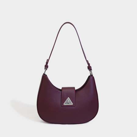 Sacs À Bandoulière Pour Femmes, Style Bureau, Avec Quincaillerie En Métal, Couleur Unie, En Pu