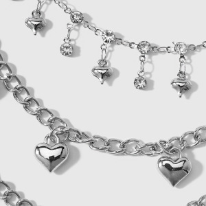 Breloques De Sac En Alliage Simple Series Daily Heart Star Chain h5 Image5