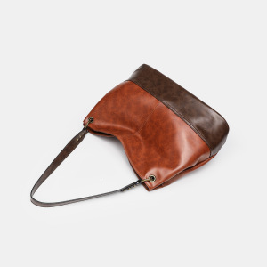 Sacs À Bandoulière Carrés Pour Femmes, Style Patchwork Décontracté, Couleurs Mélangées, En Pu De Qualité Supérieure h5 Image5