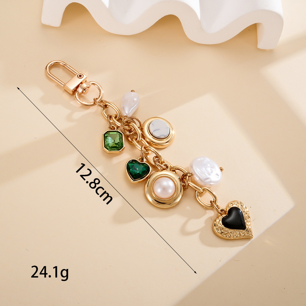 Chaîne De Perles En Alliage, Motif Cœur, Animaux Et Style Océanique, Coquillage Et Étoile De Mer, Collection Simple Series Daily. 