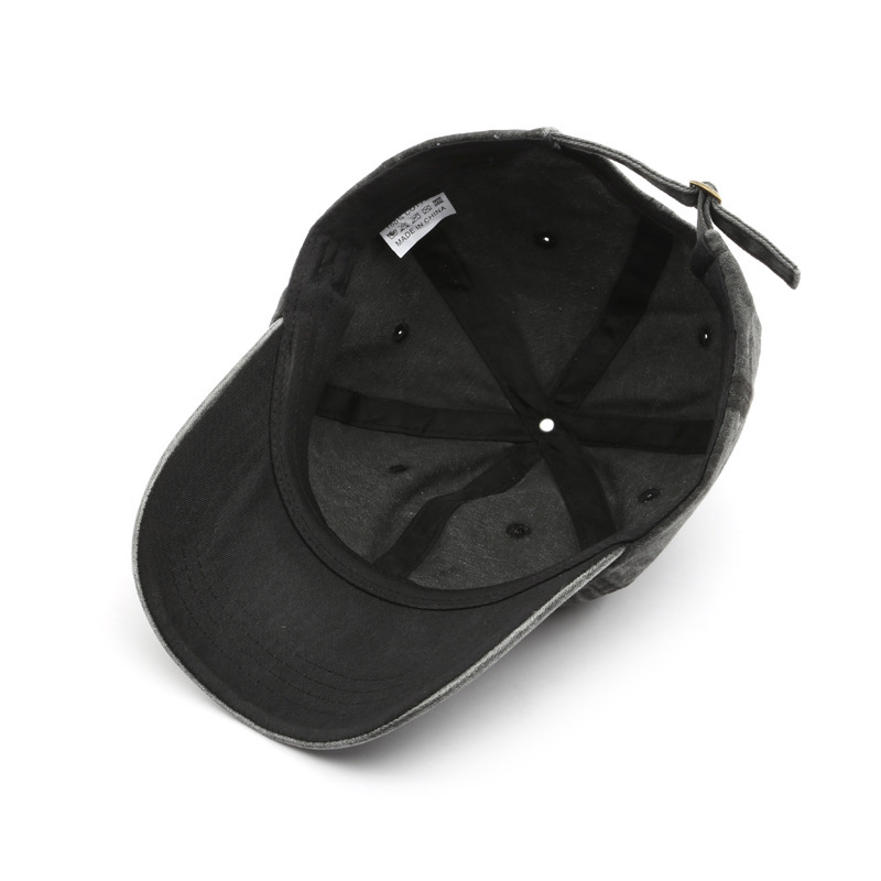 Casquette De Baseball En Coton Style Océanique, Couleur Unie Décontractée, Série Simple Image5