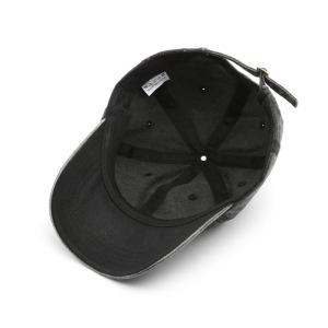 Casquette De Baseball En Coton Style Océanique, Couleur Unie Décontractée, Série Simple h5 Image5