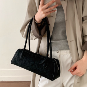 Sacs Bandoulière Femme En Daim Uni Duveteux Style Décontracté h5