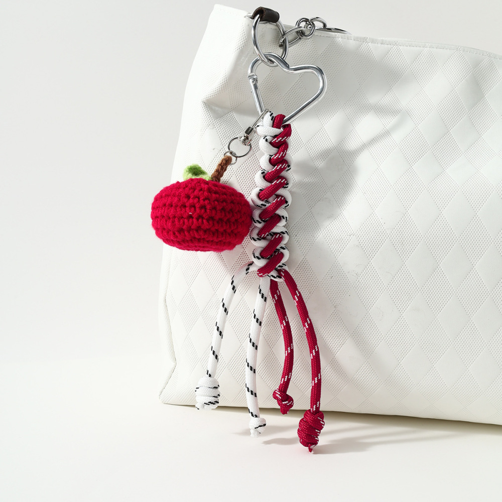 Breloques De Sac En Alliage Simple Series Daily Heart Fruit Fraise Image4