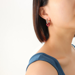 Ensembles De Bijoux Pour Femmes Simple Series Retro Heart En Acier Inoxydable Étanche Couleur Or h5