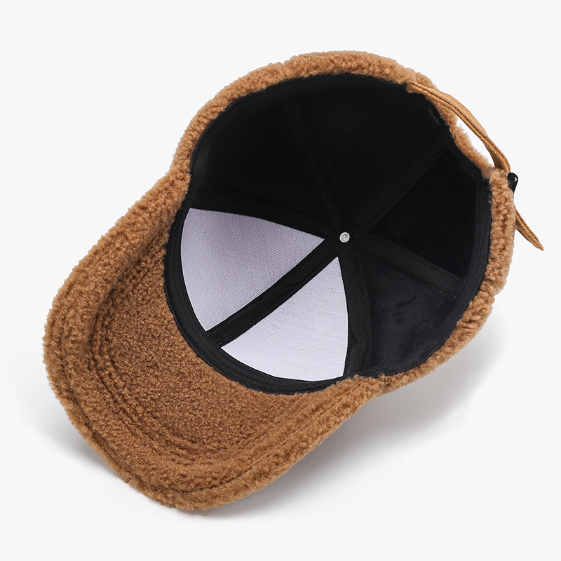 Casquette De Baseball Sherpa Unie Simple Image5