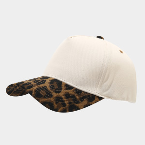 Casquette De Baseball En Coton À Imprimé Léopard, Rayures Et Carreaux Multicolores, Collection Simple Series h5 