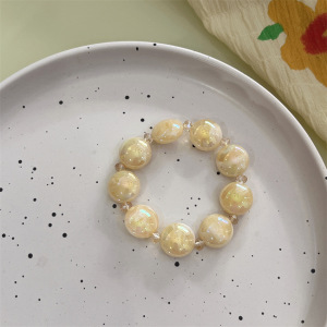 Bracelets Perlés En Acrylique Pour Femmes, Forme Elliptique, Collection Simple Series Daily Beads h5 