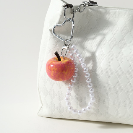 Breloques De Sac En Alliage En Forme De Cœur, Perles Quotidiennes En Forme De Fruits, Collection Simple Series 2