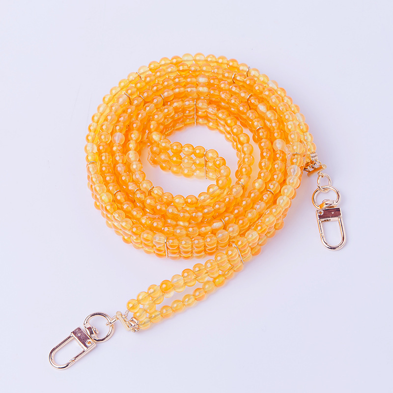 Bretelles De Sac En Acrylique, Perles Unies, Collection Simple Series Daily