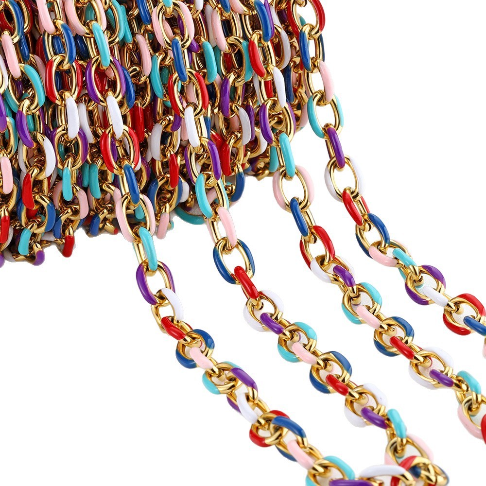 Chaîne Simple À Monter Soi-Même En Acier Inoxydable, Matériaux De Cordage Étanches Image5