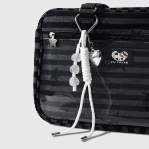 Breloques De Sac En Alliage Tissé, Perles En Forme De Cœur, Collection Quotidienne Simple Series h5 Image5