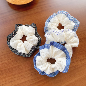 Chouchous En Polyester À Pois Et À Carreaux, Collection Simple Series Sweet Flower h5 Image3