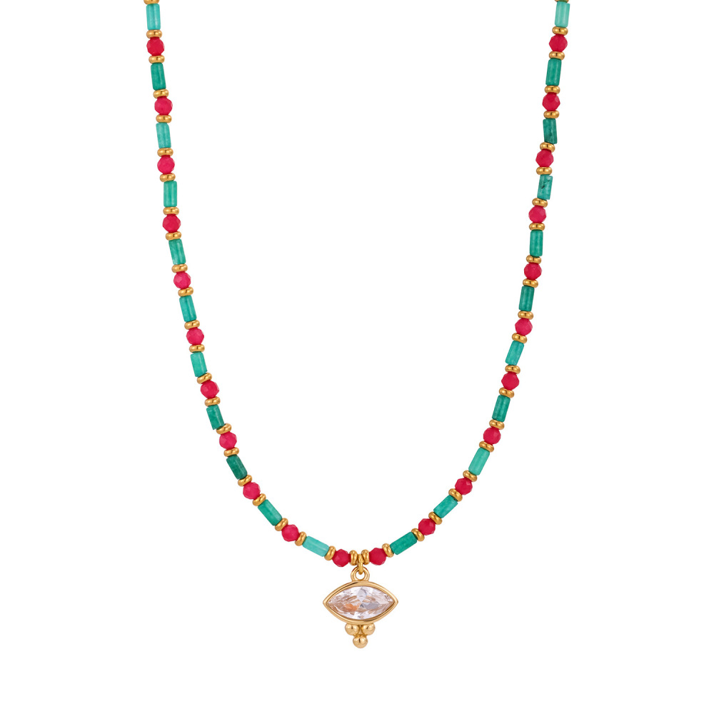 Colliers De Perles Pour Femmes, Collection Romantique, Perles Douces, Pierres Naturelles De Couleurs Mélangées Image5