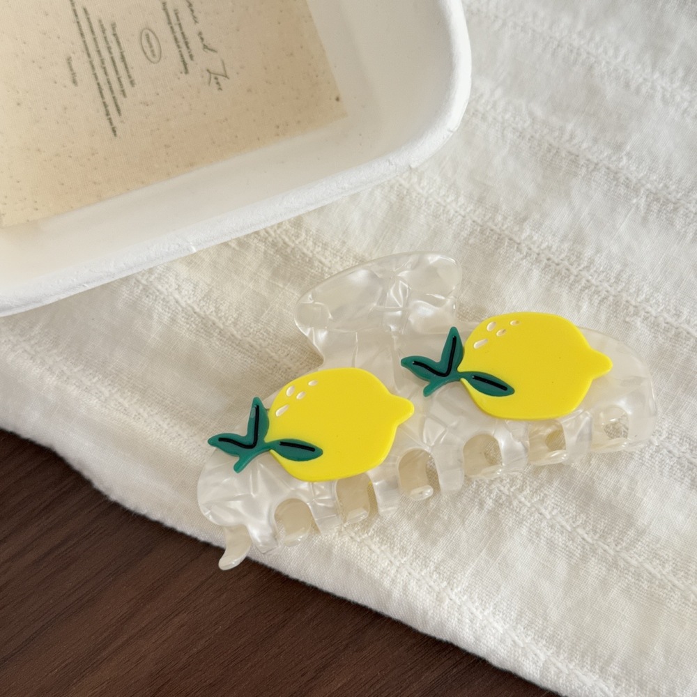 Simple Series Daily Fruit Cherry Acetate Hair Claws 
