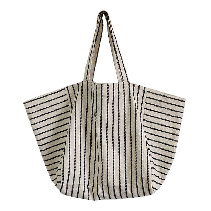 Sac Cabas/Sac Bandoulière Femme En Toile Unie Style Décontracté