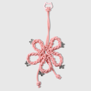 Breloques De Sac En Alliage Tissé, Couleur Unie, Série Simple Daily Flower h5