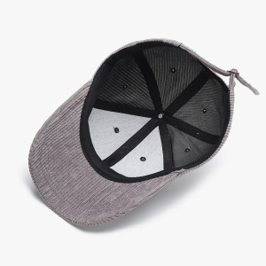 Casquette De Baseball En Velours Côtelé De Couleur Unie h5 Image5