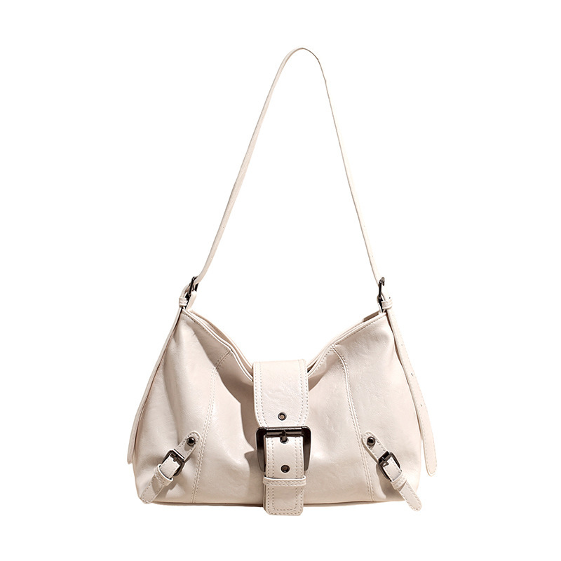 Sacs Bandoulière Femme Style Streetwear Avec Détails Métalliques Et Couleur Unie En Pu