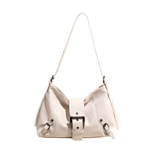 Sacs Bandoulière Femme Style Streetwear Avec Détails Métalliques Et Couleur Unie En Pu h5