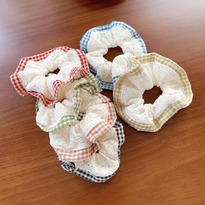 Chouchous En Polyester À Pois Et À Carreaux, Collection Simple Series Sweet Flower h5 Image2
