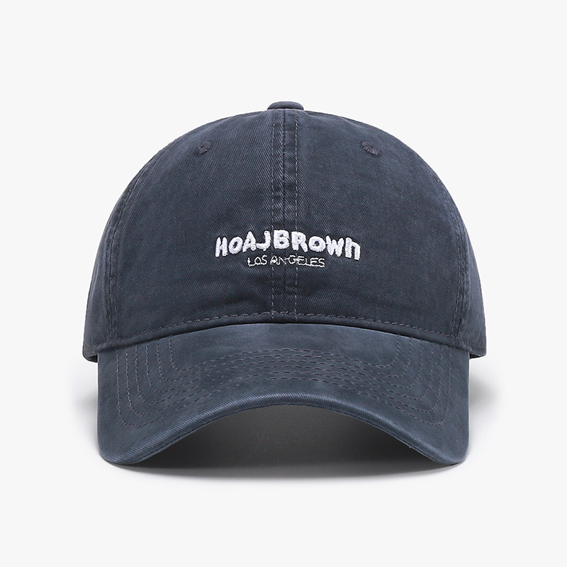 Casquette De Baseball Décontractée En Coton Brodée