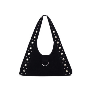 Sacs Bandoulière Femme Style Décontracté Avec Détails Métalliques, Clous Et Rivets En Daim Uni h5